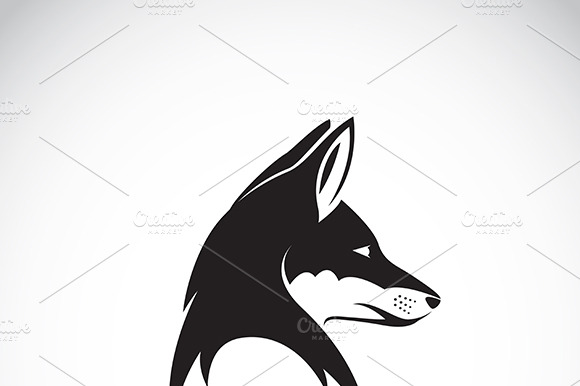 Vector Of A Fox Head Design. Animals