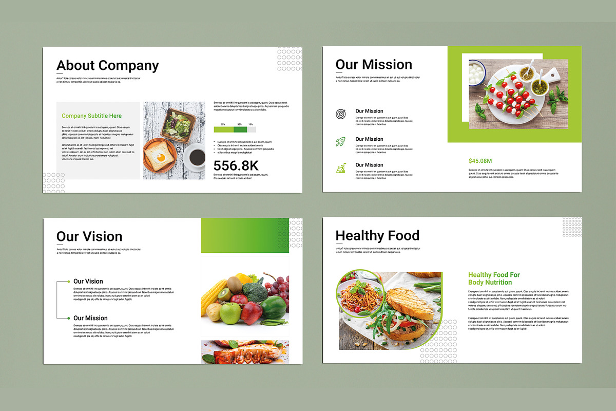 Naturale Vegetable Presentation, a Presentation Template by MightyDesign (Photo 3 of 8)