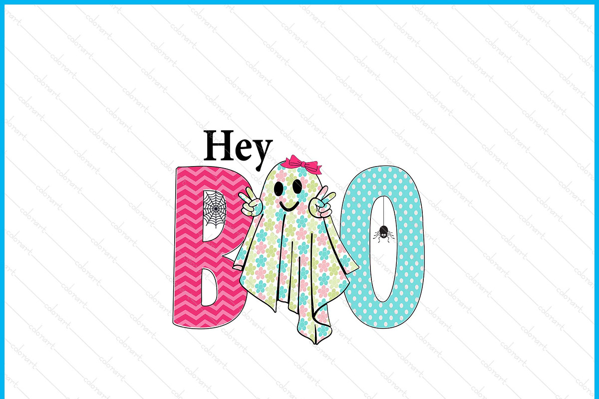 Hey Boo Halloween Pun Ghost Spooky, a Graphic by Creativeusart (Photo 2 of 4)