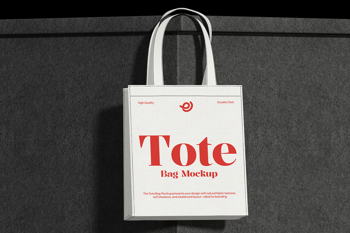 Tote Bag Mockup, a Packaging Mockup by Unerispace (Photo 4 of 5)