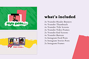 the YouTube brand kit, a Social Media Template by hello next brand (Thumbnail 2 of 6)