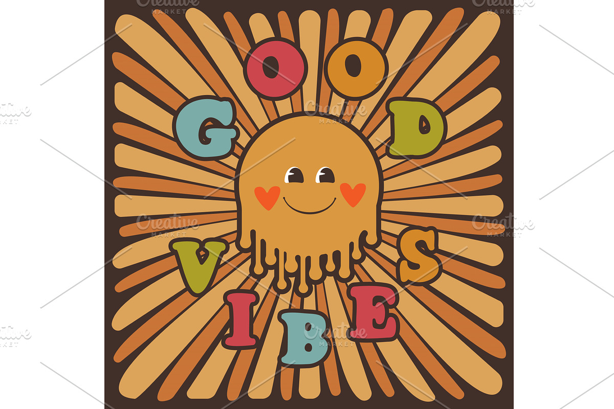 Distorted smile emoji., an Illustration by Vector graphics