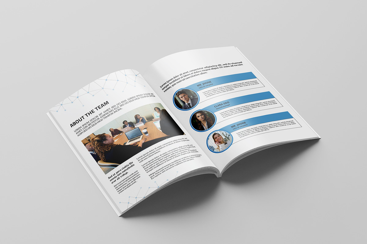 Corporate Brochure Template, a Brochure Template by retrographix (Photo 5 of 10)