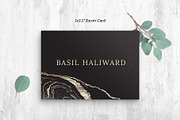 Black & Gold Wedding Templates, an Invitation Template by BrandPacks (Thumbnail 5 of 6)