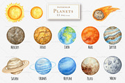 Space Solar System Planets, an Object Graphic by svetlanaARTdreams (Thumbnail 2 of 13)