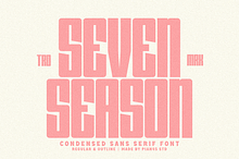 Seven Season - Condensed Sans Serif