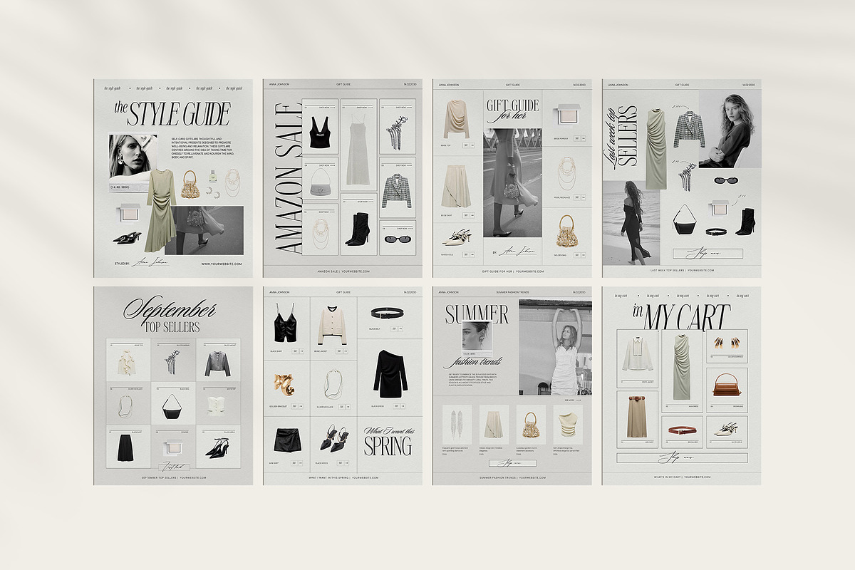 40 Canva LTK Instagram Template, a Social Media Template by Amaré Creative (Photo 5 of 10)