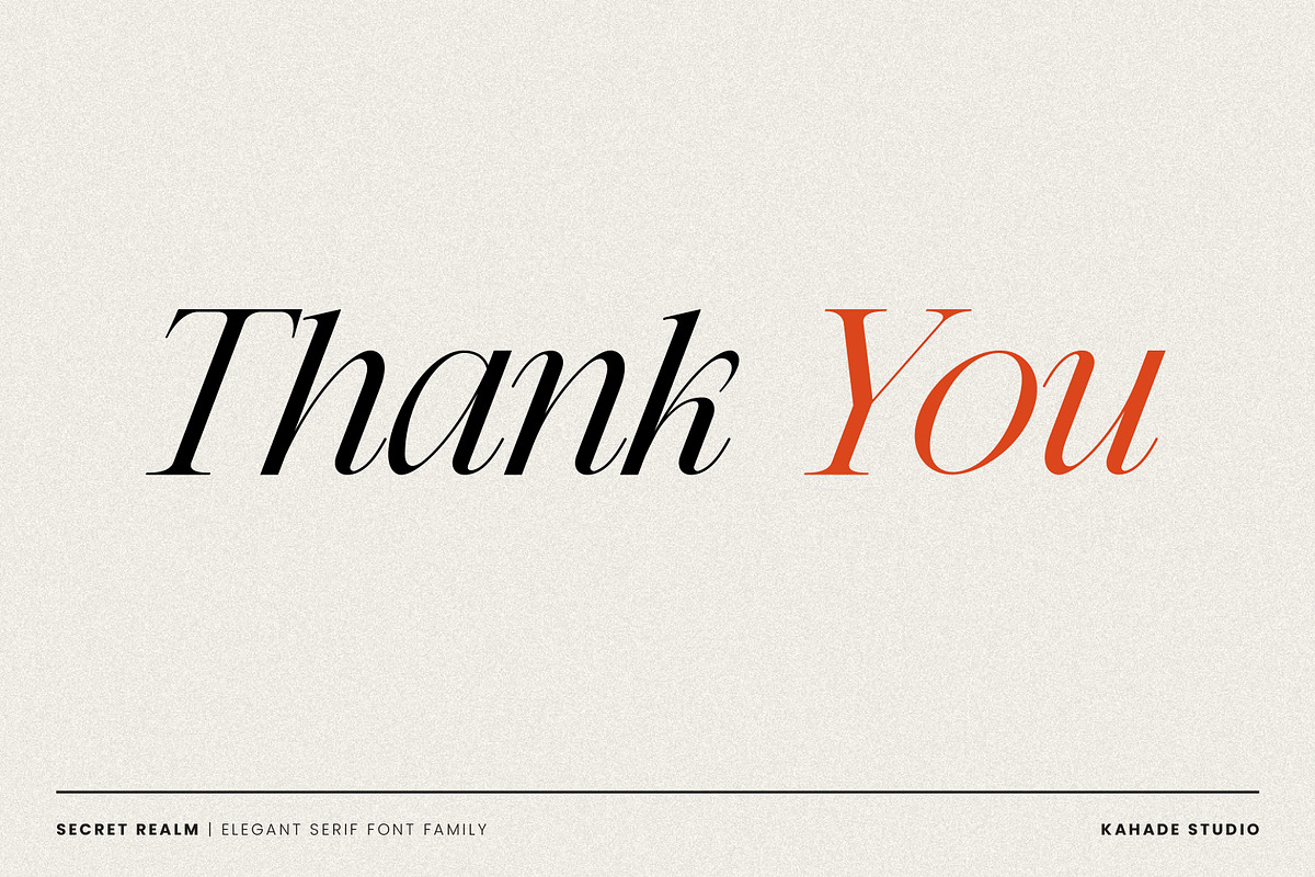 Secret Realm - Editorial Serif Font, a Serif Font by Kahade Studio (Photo 16 of 16)