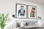 Christmas Poster Collection, a Seasonal Illustration by crafty (Thumbnail 4 of 12)