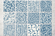 Blue and beige floral patterns, a Pattern Graphic by pineart (Thumbnail 6 of 7)