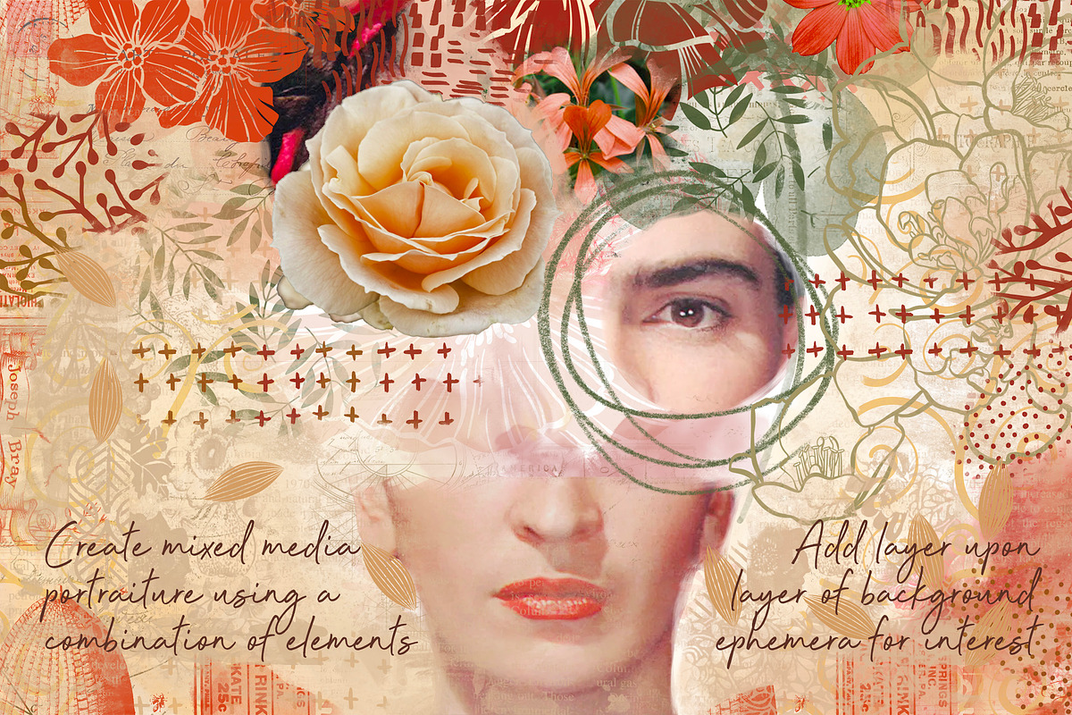 Mixed Media Procreate Bundle, a Brushes & More by DeloresArt (Photo 7 of 45)
