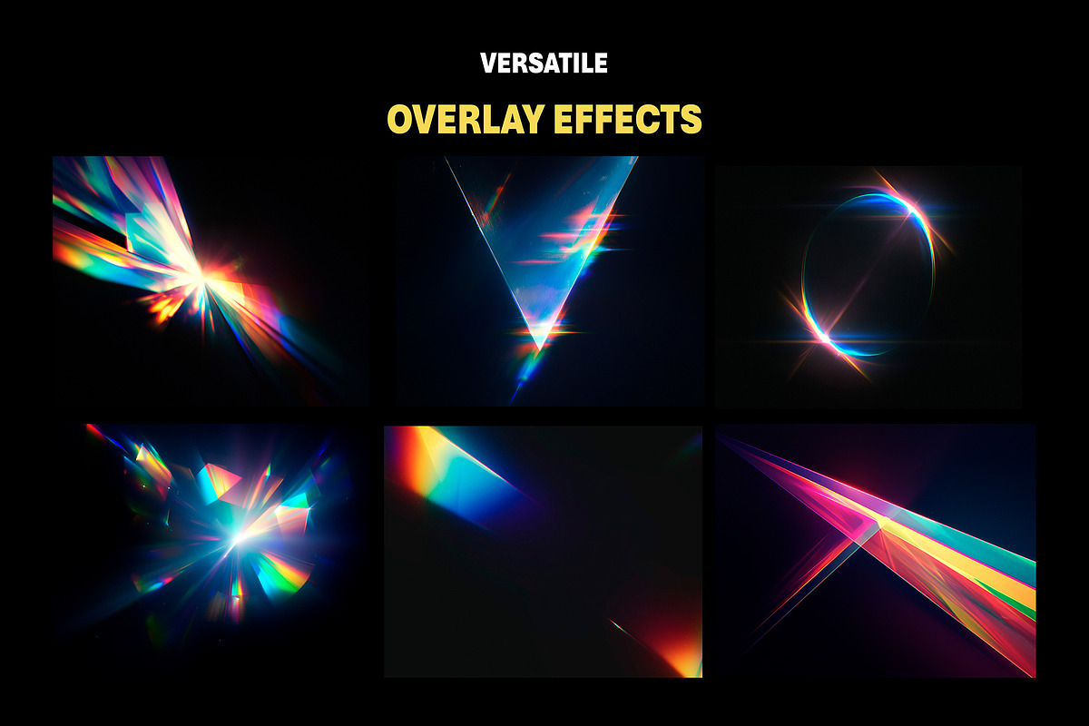 150+ Crystal Light Leaks Overlays, an Object Graphic by Mikel Blazgad (Photo 2 of 11)