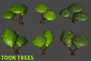 Toon Trees Pack