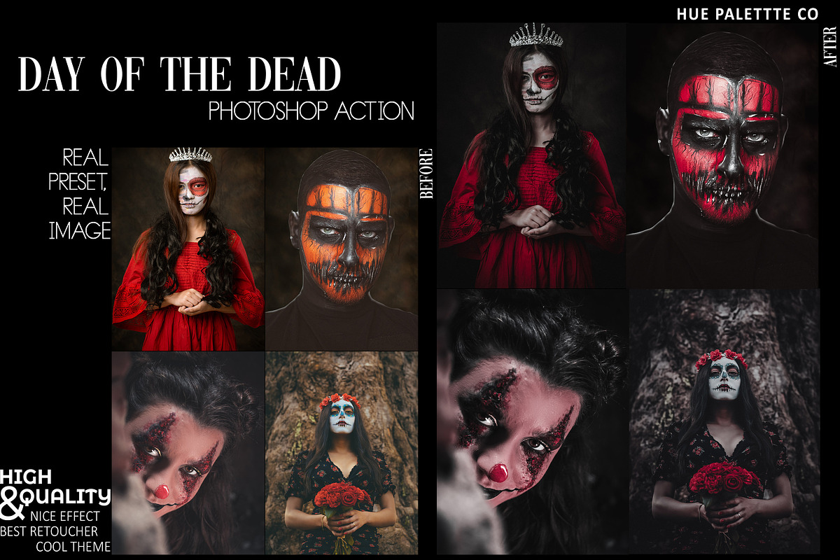 10 Bloody Halloween Photoshop Action, an Action Add-On by Hue Palettte Studio (Photo 10 of 10)
