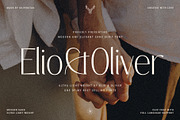 Elio & Oliver Ultra Light Sans Serif, a Sans Serif Font by SilverStag Type Foundry (Thumbnail 1 of 11)