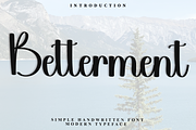 Betterment, a Handwritten Font by InermediaSTUDIO (Thumbnail 1 of 8)