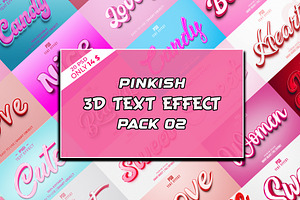 20 Best Pinkish Text effect Pack, a Layer Style Add-On by himelgfx