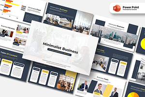 Minimalist Business - PowerPoint, a Presentation Template by artchiles_design