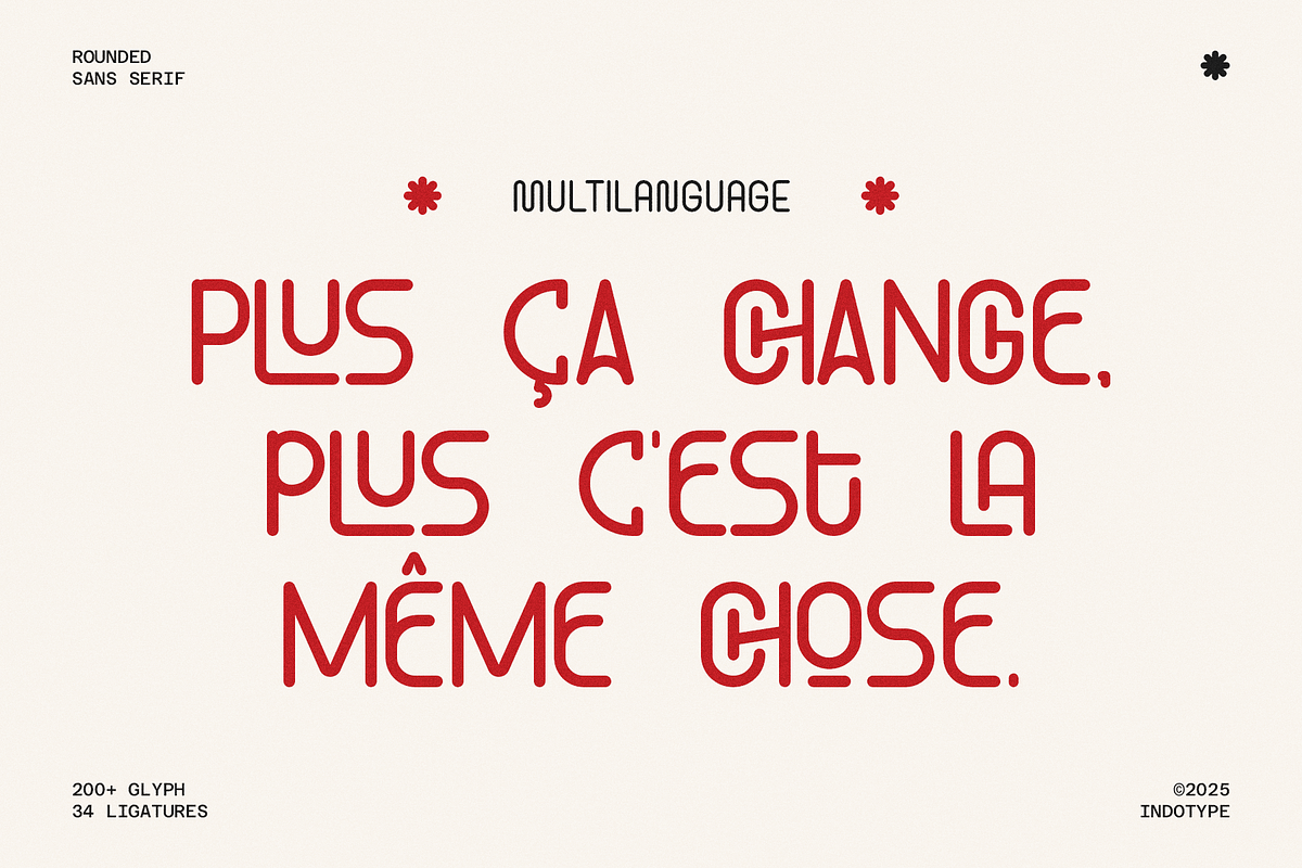 Monostrata - Modern Rounded Sans, a Font by Indotype Foundry (Photo 9 of 10)