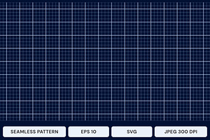 Navy blue engineering graph paper, an Illustration by SappiStudio