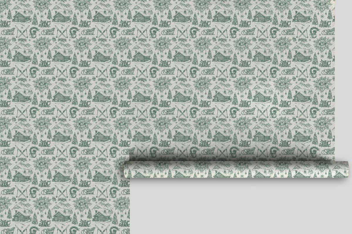 Vintage Christmas Engraving Patterns, a Pattern Graphic by one-touch (Photo 17 of 17)
