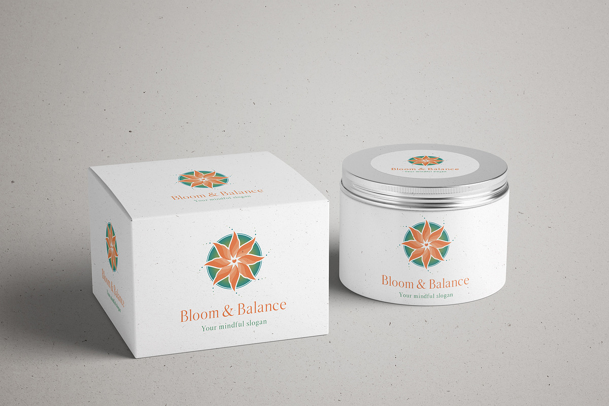 Mindful Floral Zen Logo - Canva & AI preview 3