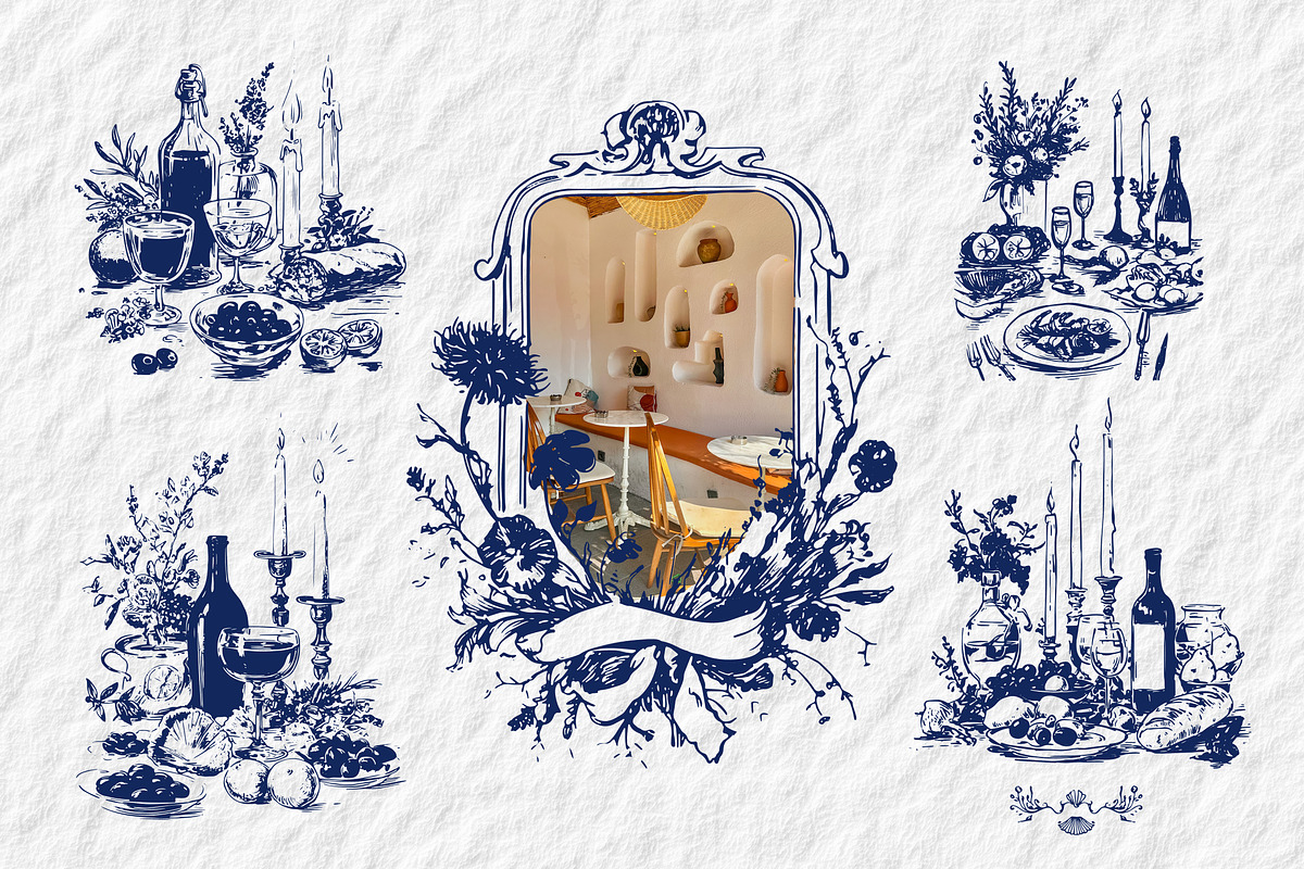 Mediterranean aesthetics, a Decorative Illustration by Chikovnaya (Photo 3 of 17)