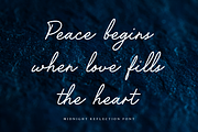 Midnight Reflection – Casual Script, a Script Font by Fikryal Studio (Thumbnail 10 of 15)