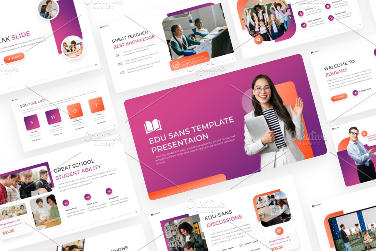 Edusans Presentation, a Presentation Template by Interpitch (Photo 1 of 8)