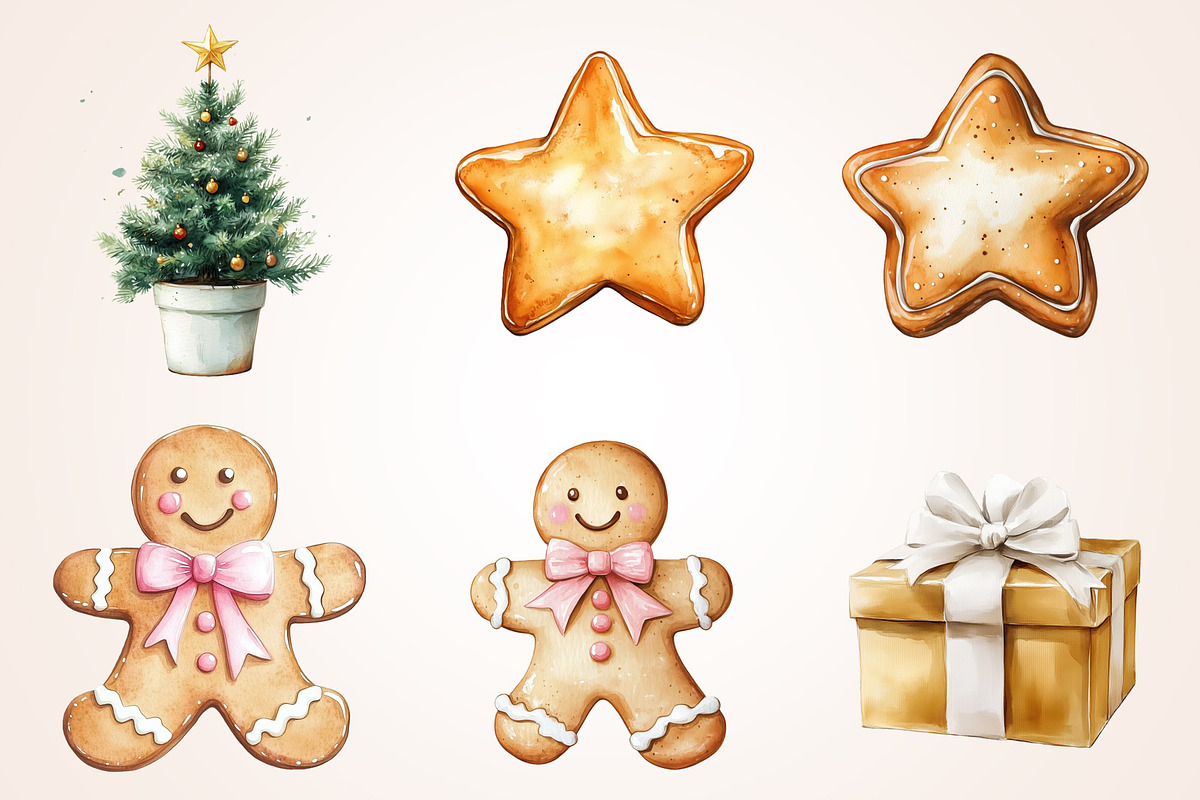 Cozy Christmas Clipart, a Seasonal Illustration by Housui Patterns (Photo 5 of 14)