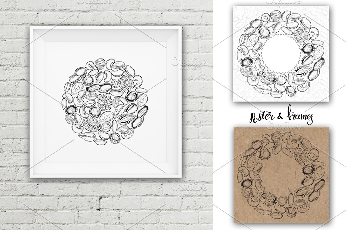 Nuts. Vector set., an Object Graphic by maritime_m (Photo 6 of 6)