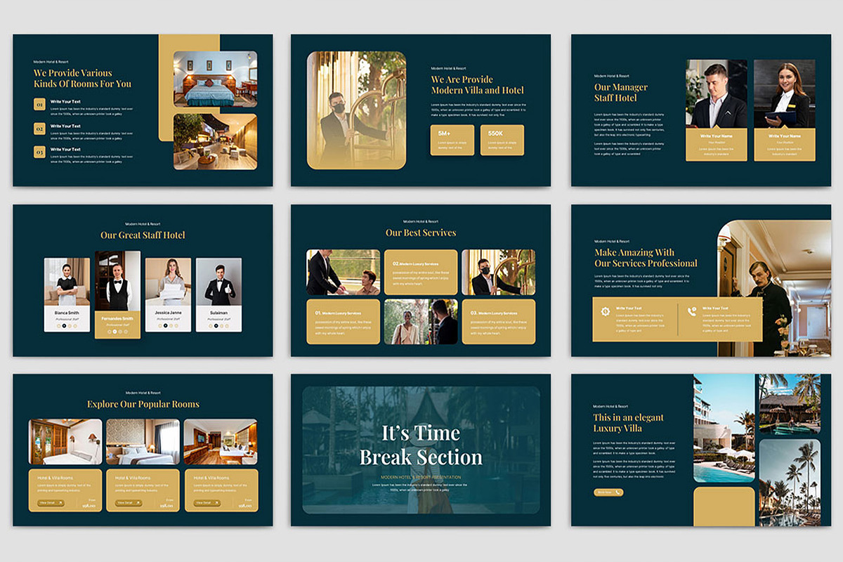 Coastal Presentation Template, a Presentation Template by TypeMakers (Photo 4 of 5)