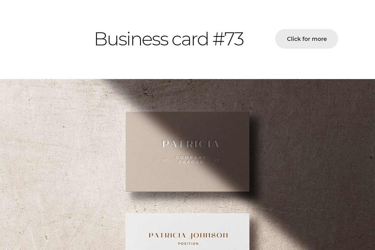 Business Card Mockup Template Bundle, a Business Card Template by PrintPixel (Photo 32 of 104)