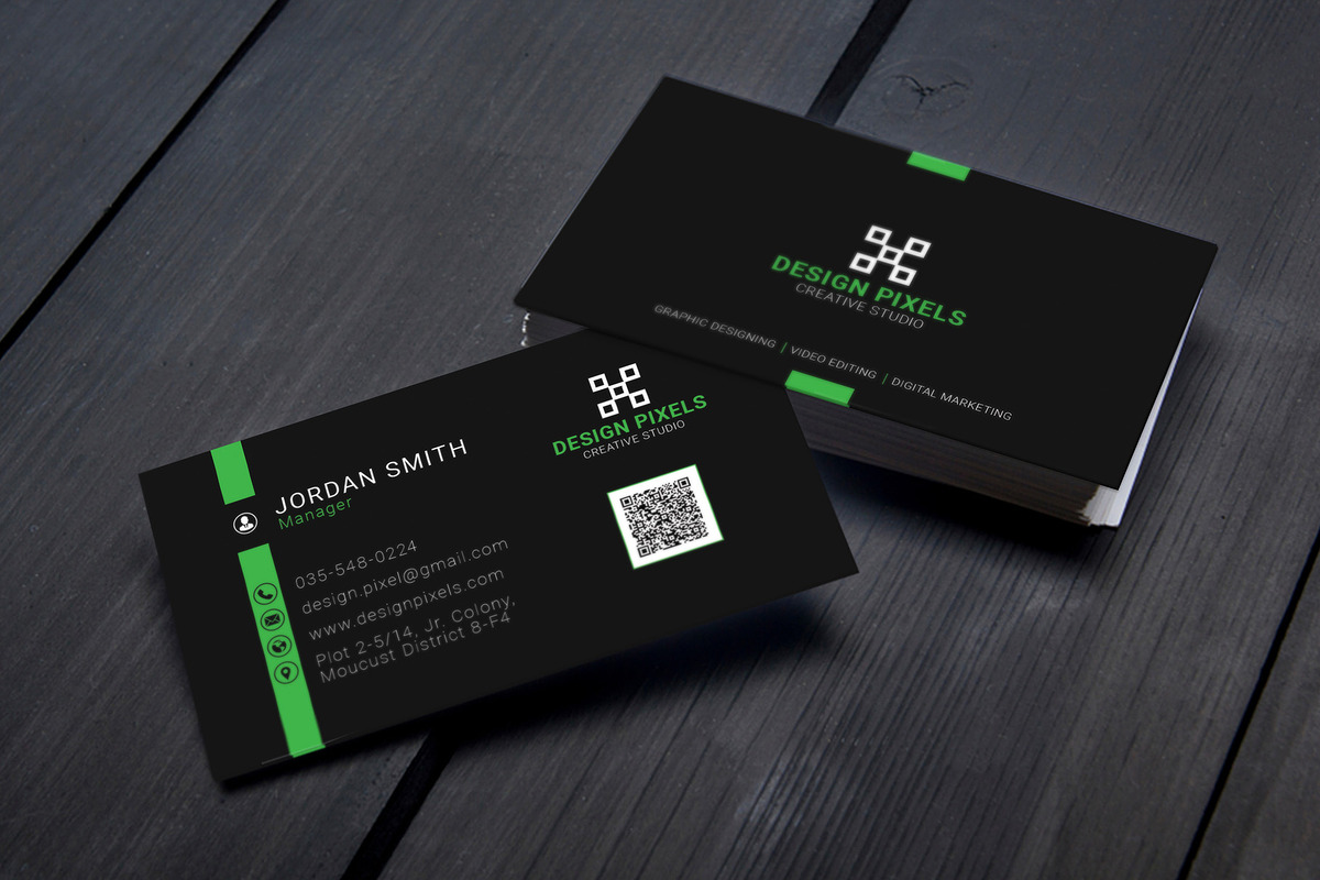 Creative Modern Business Card, a Business Card Template by Saman Osama (Photo 2 of 4)