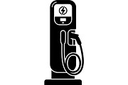 EV Charging Station Icon Bundle, a Technology Illustration by jahid234 (Thumbnail 5 of 13)