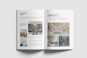 Bi Fold Brochure Template Layout