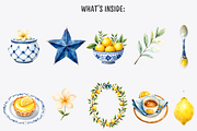 Amalfi Coast Clipart Bundle, a Decorative Illustration by Anca Digital Vibe (Thumbnail 2 of 10)