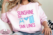 Sunshine and Tan Lines Funny Summer, an Illustration by Daily.Designs (Thumbnail 4 of 5)