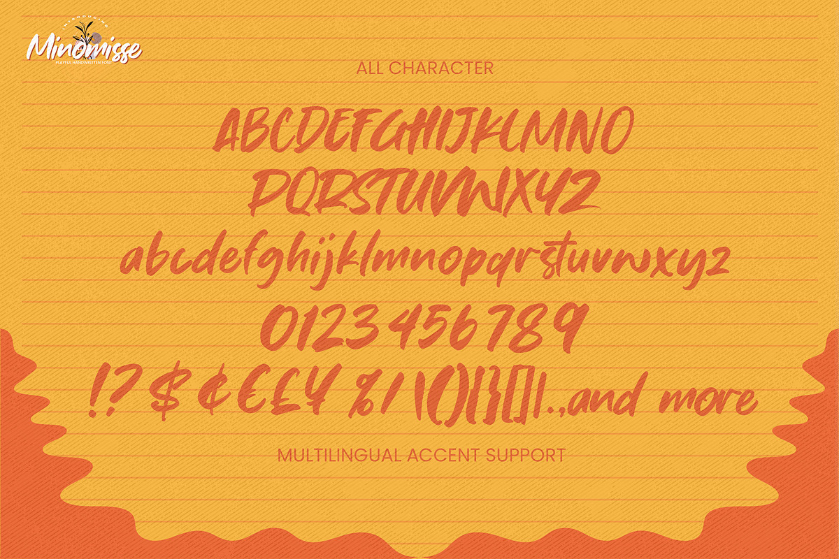 Minomisse - Playful Handwritten Font, a Font by Gassstype (Photo 6 of 8)