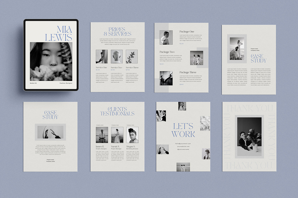 FLAWLESS | Media Kit Canva Template, a Magazine Template by Sierra Creative Studio (Photo 3 of 9)