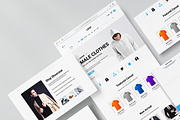 ECommerce Website Landing Page, a Landing Page Template by MightyDesign (Thumbnail 1 of 8)