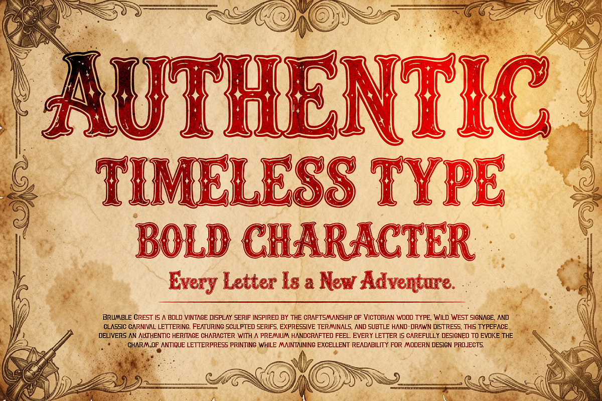 Brumble Crest - Carnival Wonders, a Handwritten Font by HypeWorksCo (Photo 14 of 17)