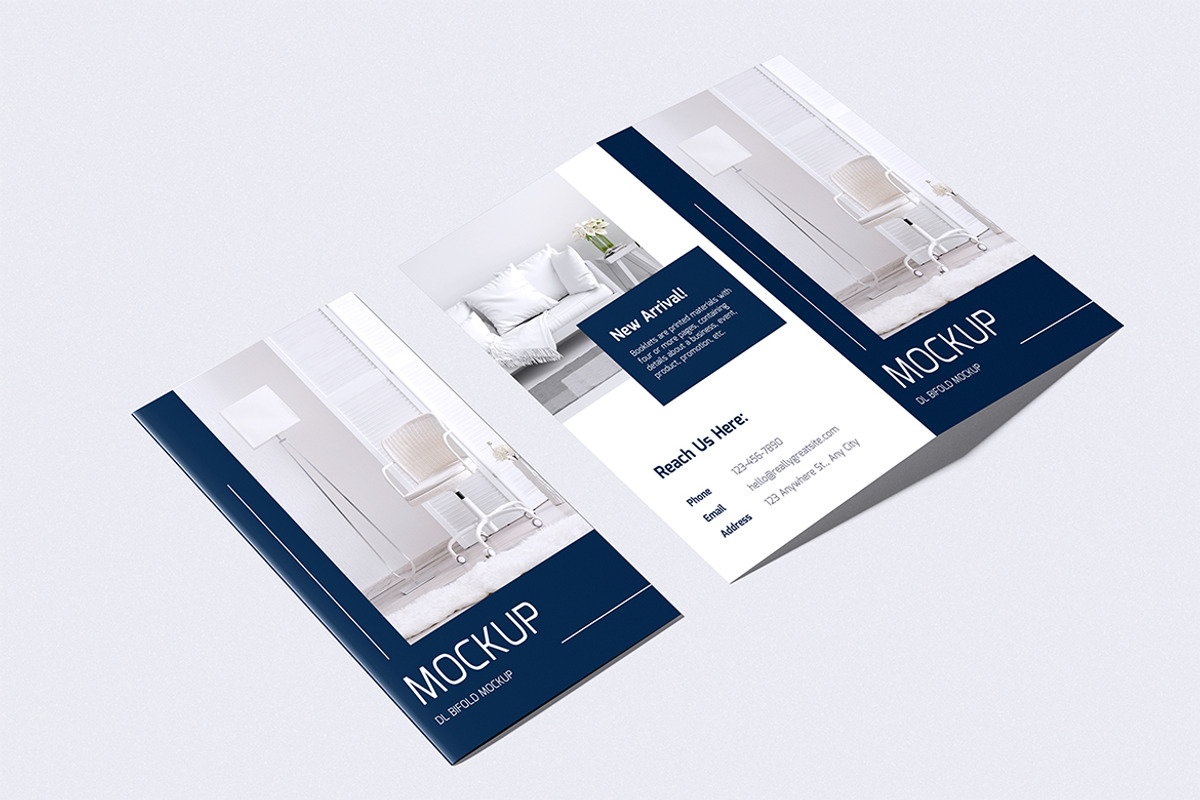 Dl Brochure Mockup, an Advertising Mockup by Twins_studio926 (Photo 1 of 5)