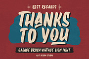 Garage Brush Font, a Handwritten Font by alit design (Thumbnail 15 of 15)