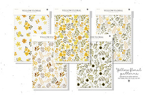 Yellow Floral Patterns