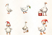 Christmas Vibes, Christmas Goose Png, an Illustration by CrexoraLab (Thumbnail 3 of 5)