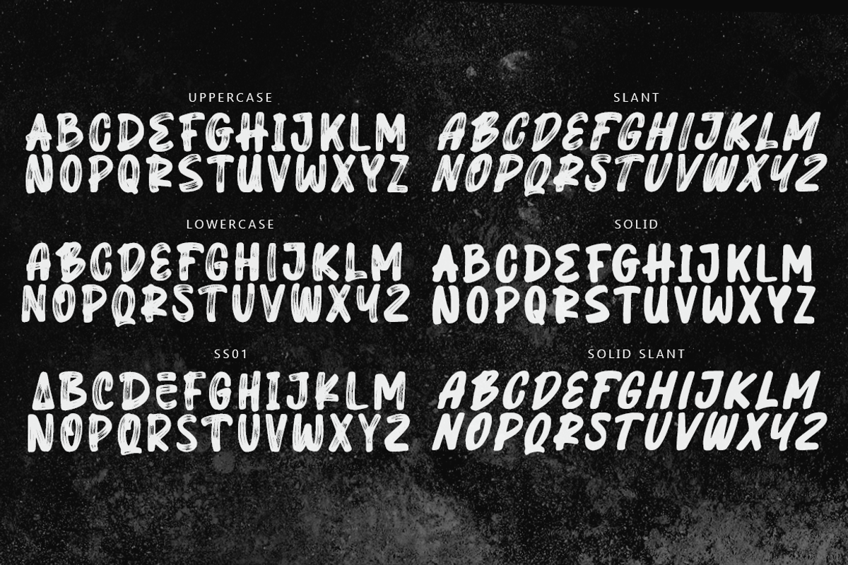HEAVY BRUSH, a Script Font by Rochart (Photo 4 of 13)