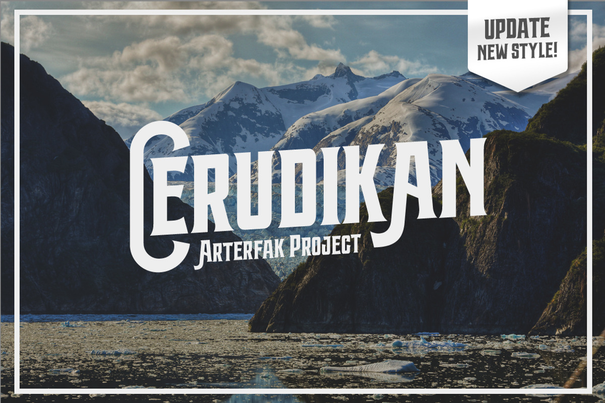 Cerudikan (Updated), a Font by Arterfak Project (Photo 1 of 7)