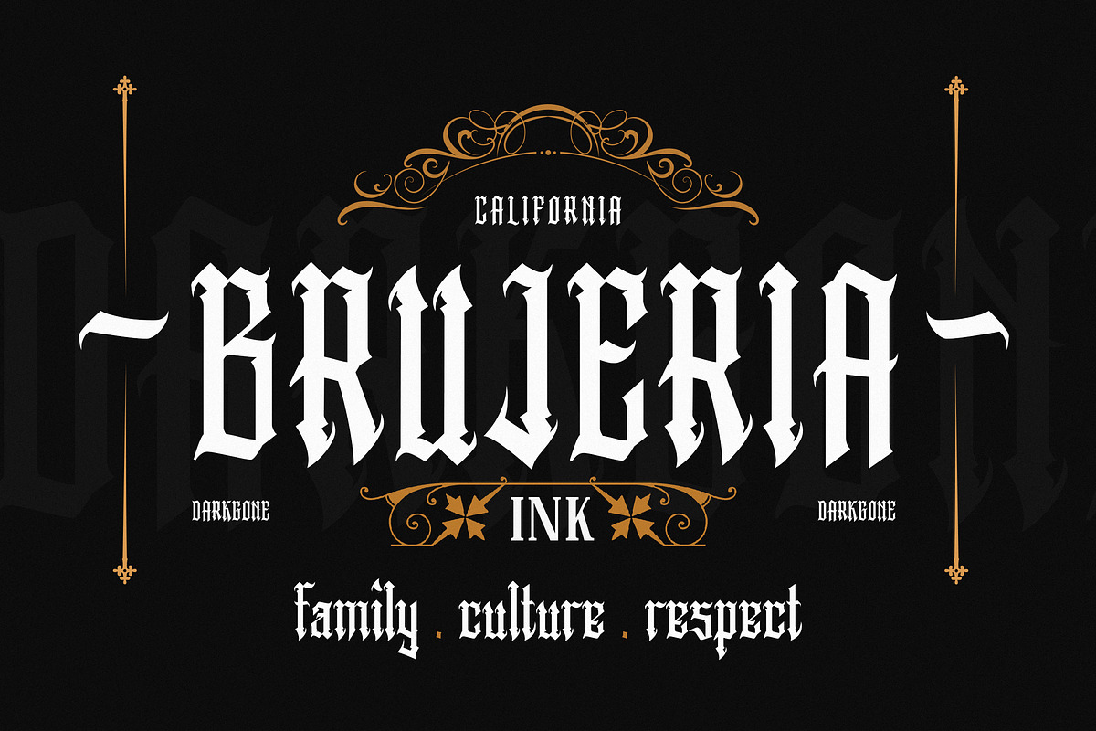 Darkgone Blackletter, a Blackletter Font by Typia Nesia (Photo 7 of 10)