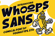 Whoops Sans - Handwritten Font